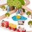 Holzeisenbahn Set Bauernhof BJT036 Bigjigs Toys 4