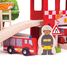 Holzeisenbahn Set Feuerwehr und Rettungsdienste BJT037 Bigjigs Toys 7