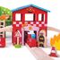 Holzeisenbahn Set Feuerwehr und Rettungsdienste BJT037 Bigjigs Toys 6