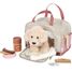 Hund mit Tasche und Pflege-Set rosa LE12838 Small Foot company 2