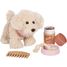 Hund mit Tasche und Pflege-Set rosa LE12838 Small Foot company 5