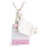 Schmusetuch Kaninchen-Blumen DC3513 Doudou et Compagnie 1