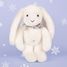 Weißer Fleurette-Kaninchen-Plüsch 25 cm DC4296 Doudou et Compagnie 5