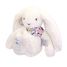 Weißer Fleurette-Kaninchen-Plüsch 25 cm DC4296 Doudou et Compagnie 2