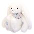 Weiß Fleurette-Kaninchen-Plüsch 35 cm DC4301 Doudou et Compagnie 3