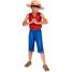 Luffy One Piece Kinderkostüm, 9-10 Jahre R1003074-T910 Rubies 1