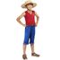 Luffy One Piece Kinderkostüm, 9-10 Jahre R1003074-T910 Rubies 3