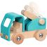 Abschleppwagen aus Holz blau GK55837 Goki 2