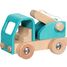 Abschleppwagen aus Holz blau GK55837 Goki 3