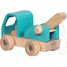 Abschleppwagen aus Holz blau GK55837 Goki 4