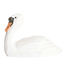 Figur Schwan aus Holz WU-41006 Wudimals 1