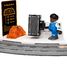 Eisenbahn-Set Weltraumforschung BR36153 Brio 7