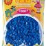 Tüte mit 1000 Kunststoffperlen Midi Blau HAMA-207-09 Hama 2