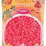 Tüte mit 1000 Kunststoffperlen Midi Neonrot HAMA-207-33 Hama 2