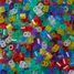 Tüte mit 1000 Kunststoffperlen Midi Pailletten HAMA-207-54 Hama 1