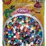 Tüte mit 1000 Kunststoffperlen Midi Basismischung 22 Farben HAMA-207-67 Hama 1