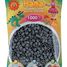 Tüte mit 1000 Kunststoffperlen Midi dunkelgrau HAMA-207-71 Hama 1
