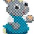 Tüte mit 1000 Kunststoffperlen Midi dunkelgrau HAMA-207-71 Hama 3