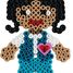 Tüte mit 1000 Kunststoffperlen Midi transparent blau HAMA-207-73 Hama 5