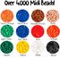 Gelb Topf mit 4000 Midi-Kunststoffperlen HAMA-2052 Hama 3