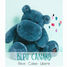 Hip Chic blaues Nilpferd Plüsch 25 cm HO3107 Histoire d'Ours 2