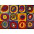 Quadrate mit konzentrischen Kreisen von Kandinsky K446-12 Puzzle Michele Wilson 2
