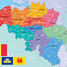 Puzzle Karte von Belgien K83-24 Puzzle Michele Wilson 2