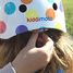 Pastel Dotty Helm Small KMH023S Kiddimoto 2