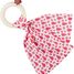 Holzrassel mit Kuscheltuch Bib0+ rosa EFK-120-000-604 Little Big Things 1