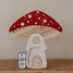 Pilzhaus-Nachtlampe rot LL083-325 Little Lights 3