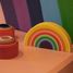 Regenbogenfarbenes Stapelspielzeug LL013-001 Little L 4