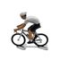 Radsportfigur des Teams Bahrain Victorious im Trikot FR-M21 Fonderie Roger 3