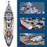 Model Bricks - Bismarck-Schlachtschiff SL-M38-B1102 Sluban 5