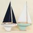 Segelboot Le Beajour mit blauem Segel 40cm TI-N702-BEAJOUR-VOILE-BLEUE-40 Tirot 5
