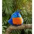 Königspapagei-Plüschvogel 15 cm HO3438 Histoire d'Ours 8