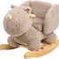 Schaukeltier Nashorn Teddy taupe NA544023 Nattou 1