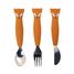 Kinderbesteck Set aus Silikon Mr Fox TX-96-448 Trixie 1