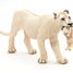 Weiße Löwin-Figur mit ihrem kleinen Löwenbaby PA50203 Papo 1