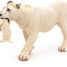 Weiße Löwin-Figur mit ihrem kleinen Löwenbaby PA50203 Papo 4