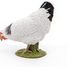 Figur einer pickenden weißen Henne PA51160-3621 Papo 5