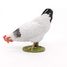 Figur einer pickenden weißen Henne PA51160-3621 Papo 4