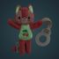 Im Dunkeln leuchtende Schnullerclip Jeanne die Katze LL83592 Lilliputiens 3