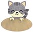 Personalisiertes Wandschild Katze VI-PLP18 Vintiun 1