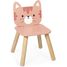 Kinderstuhl im Katze-Design J09659 Janod 1
