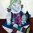 Maya mit Puppe PICASSO W0601-1848 Puzzle Michele Wilson 2