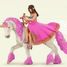 Prinzessinnenfigur mit Leier auf ihrem Pferd PA39057-3650 Papo 2