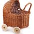 Wicker Kinderwagen mit Gummirädern EG520040-Rose Egmont Toys 1