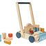 Lauflernwagen mit Bausteinen PT5100 Plan Toys 1