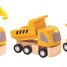 3 Baufahrzeuge aus Holz PT6047 Plan Toys 2