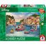 Puzzle Mickey und Minnie in Italien 1000 Teile S-58053 Schmidt Spiele 1